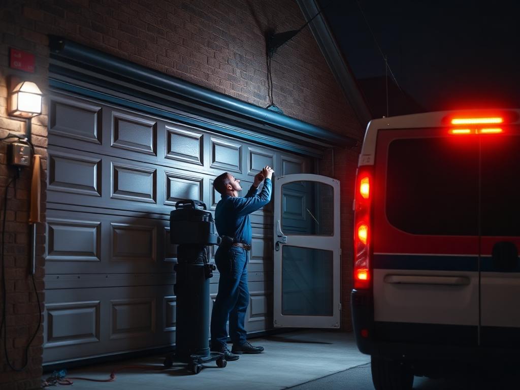 Emergency garage door repair service available 24/7